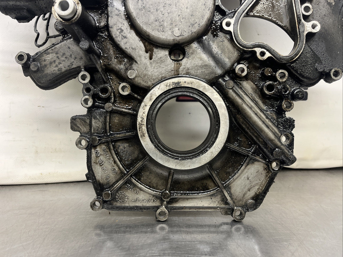 AUDI Q7 TIMING COVER 3.0 TDI / CRCA - CRC DIESEL 059103151BJ MK1 4L 2012