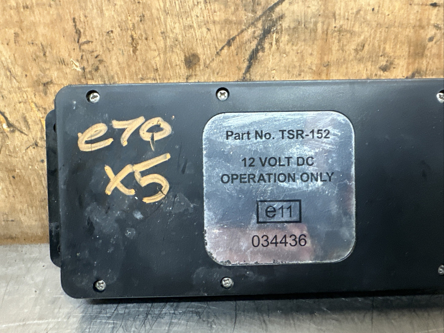 BMW X5 BATTERY CONTROL MODULE ECU TSR152 E70 2007