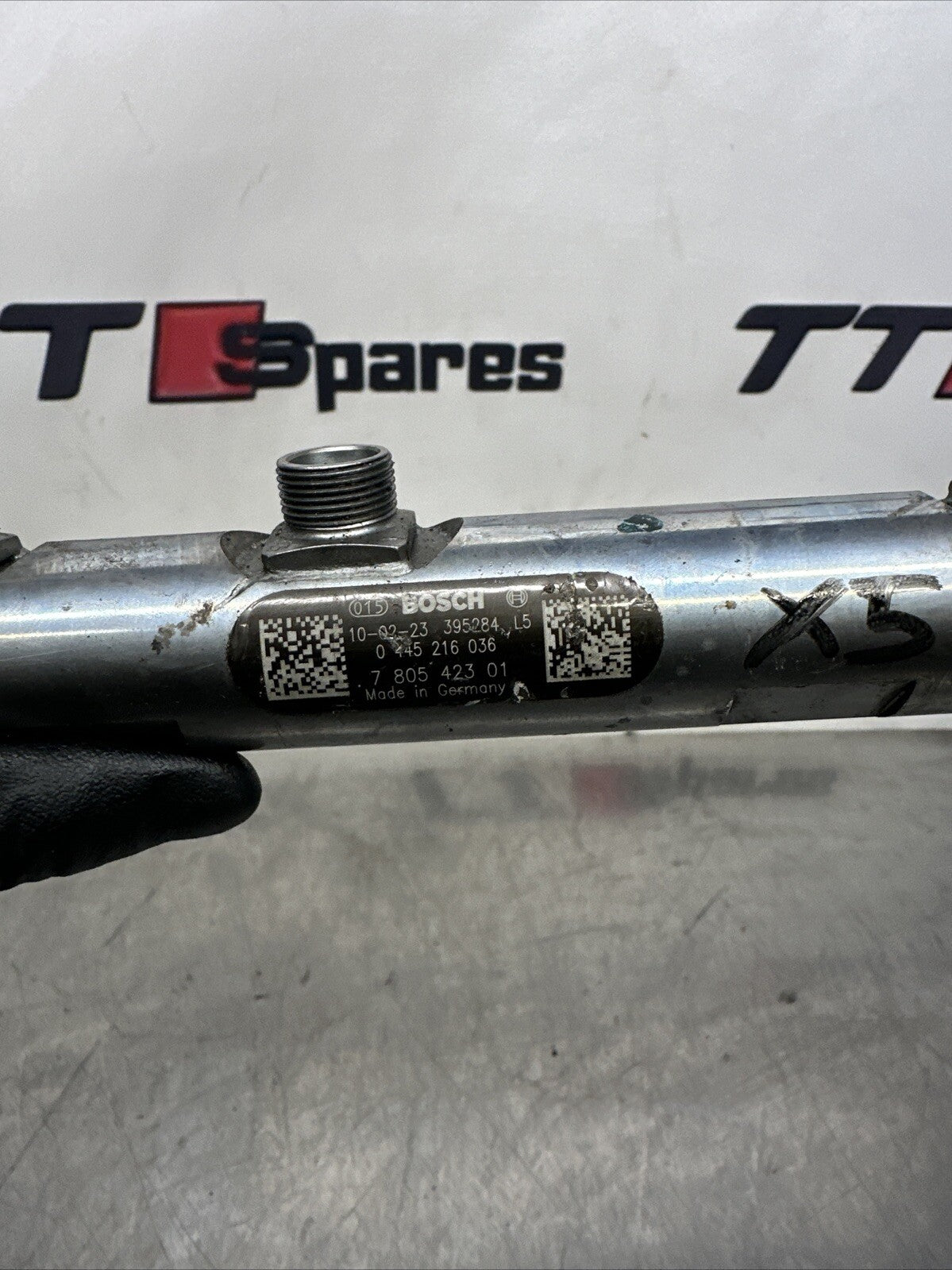 BMW X5 E70 4.0D ENGINE FUEL RAIL & SENSOR 0445216036 780542301