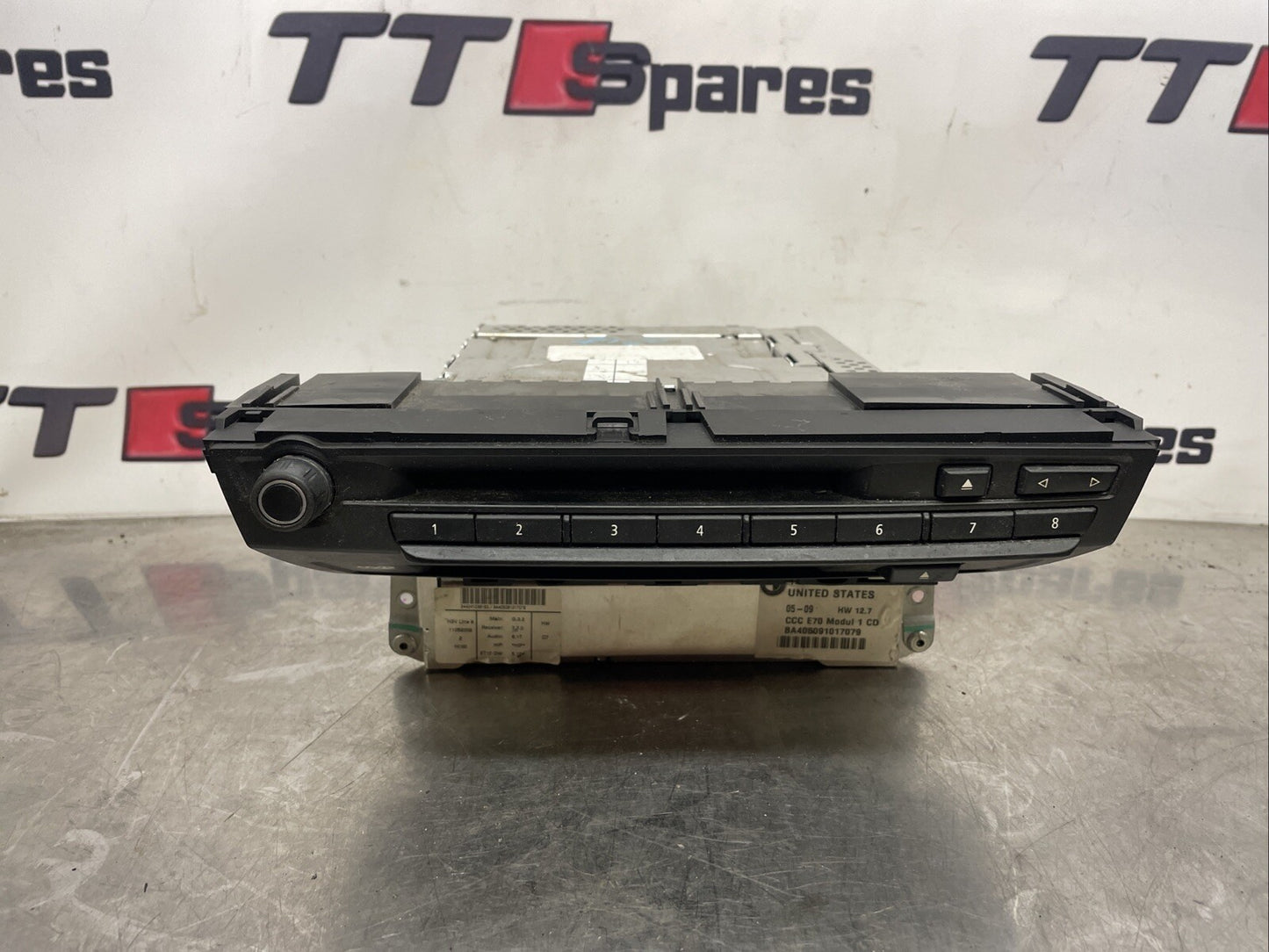 BMW E70 X5 CCC Radio Head Unit CD Player Navigation 65839191568