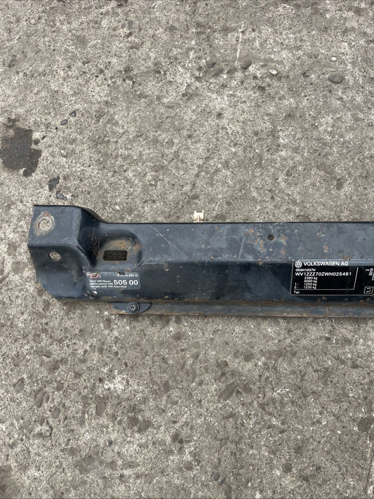 VW T4 TRANSPORTER 2001 FRONT BONNET SLAM PANEL LOCK CARRIER 7D0805563A
