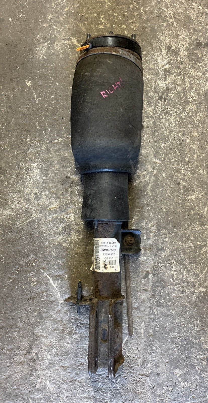 22248332 right suspension strut for LAND ROVER RANGE (LM)(01.2002->) 541684