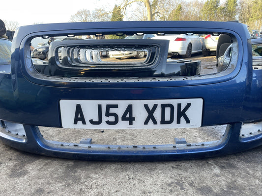 AUDI TT 8N 225 FRONT BUMPER DENIUM BLUE NO WASHER JETS / NO GRILLES