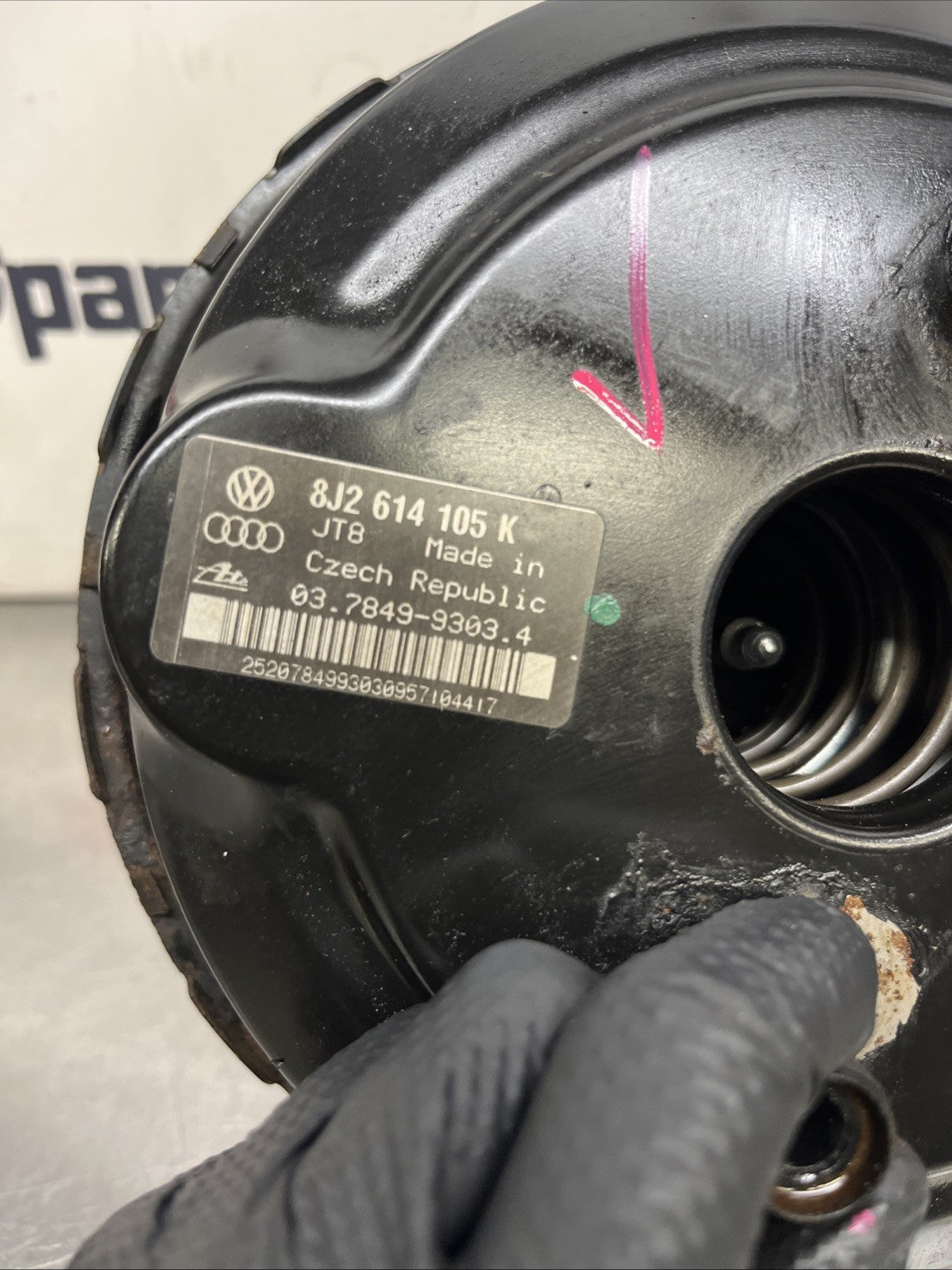 8j2614105k Brake master cylinder AUDI TT (8J3) 2.0 TFSI #203