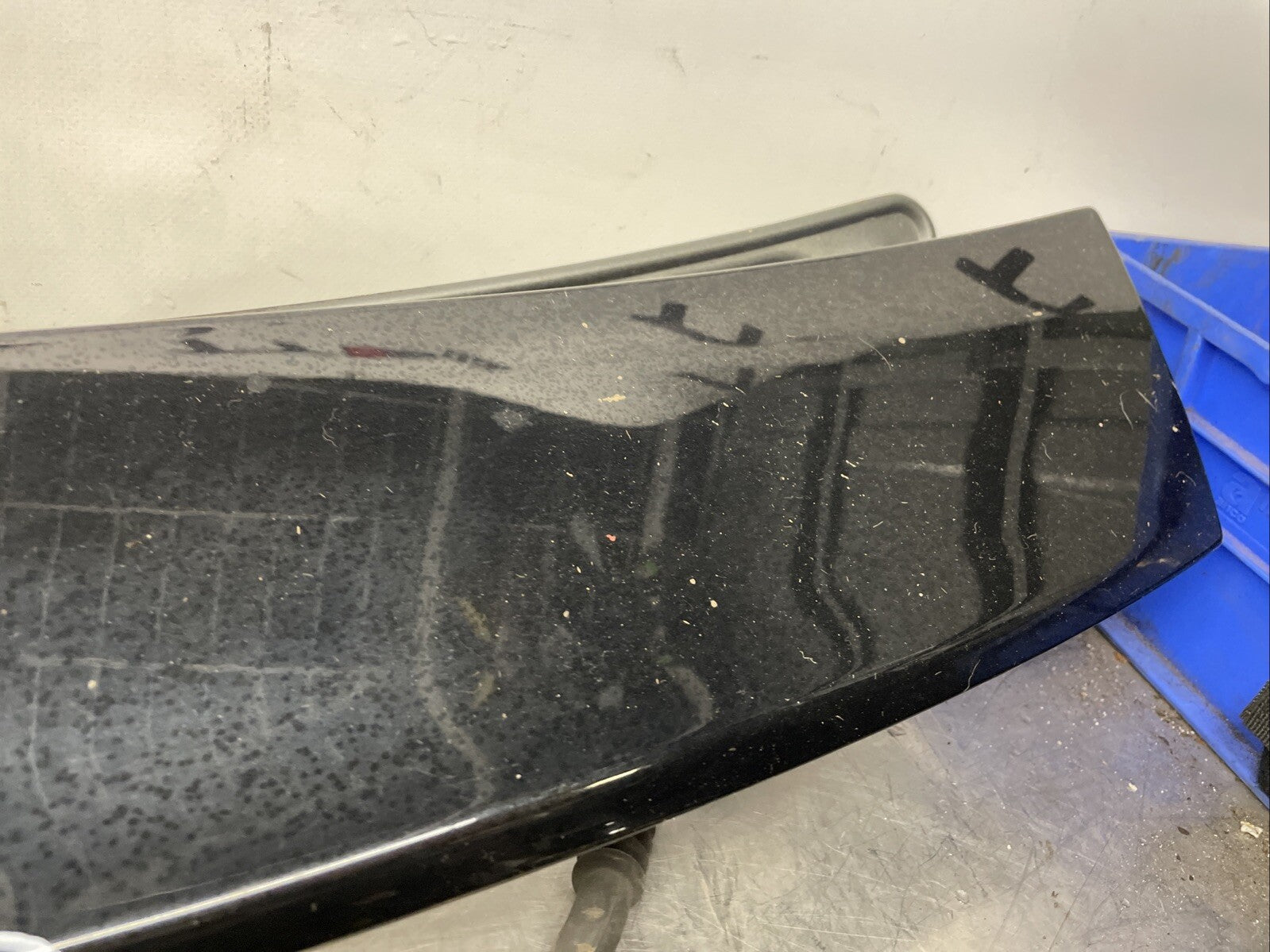 AUDI TT SPOILER REAR BOOT LID TAILGATE COMPLETE 8J0827948C Black MK2 2006 - 2014