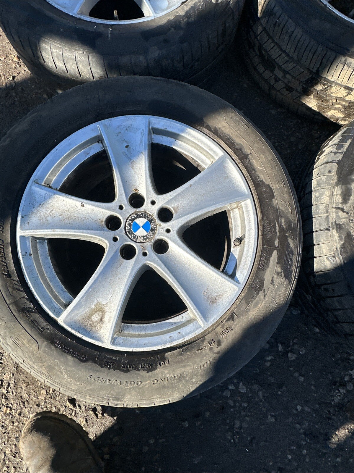 4x BMW E70 X5 19" 5-STUD 213 STAR SPOKE STAGGERED ALLOY WHEELS 6772247 6772248