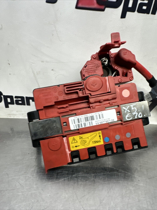 BMW E70 X5 Trunk Power Distribution Positive Fuse Battery Box 9217004 6977957
