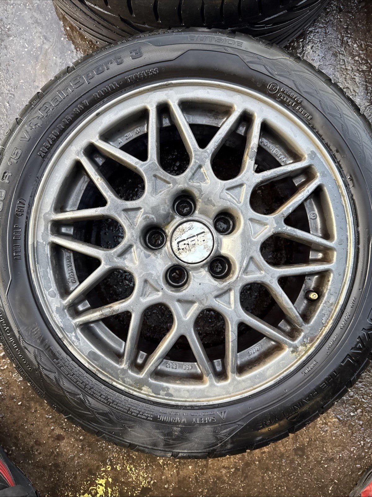 VOLKSWAGEN GOLF WHEEL BBS MK3 GTI VR6 SINGLE ALLOY WHEEL 195 65 15