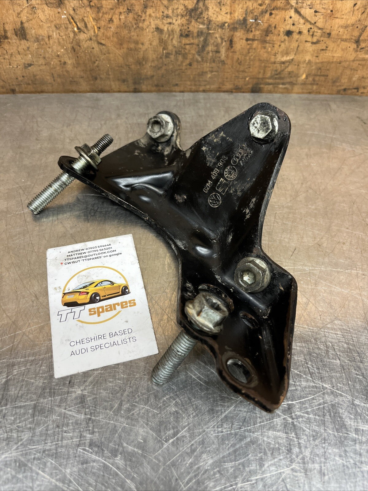 Audi TT Gearbox Manual Mount Support Bracket + Bolts MK1 A3 8L 98-06 02M409903