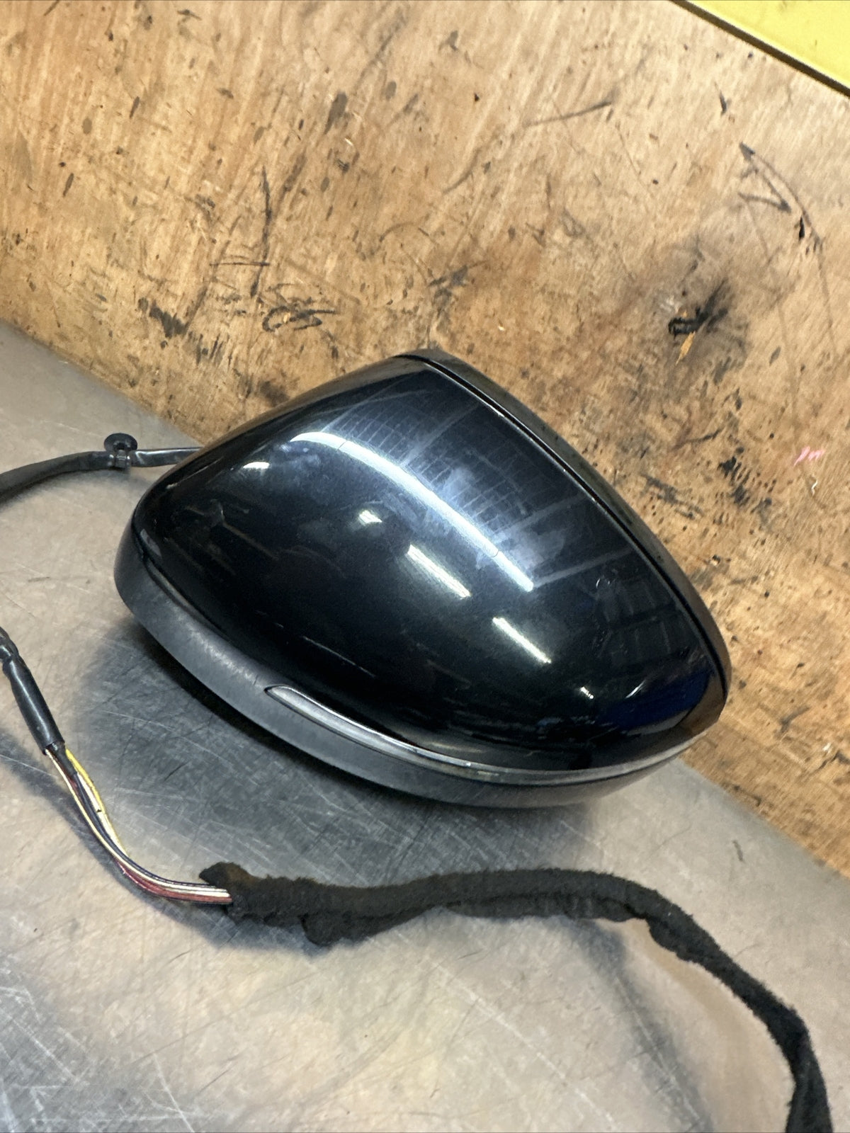 AUDI TT TTS MK2 8J 2007-2014 PASSENGER SIDE LEFT DOOR WING MIRROR BLACK LZ9Y