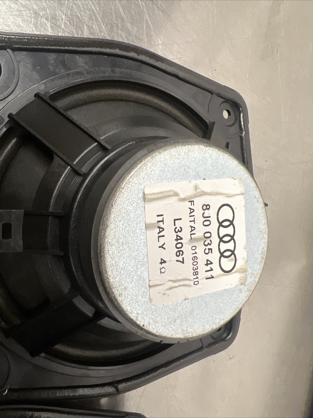 8J0035411 Lautsprecher Tür Tiefton Bass Aktiv hinten OEM Audi TT RS 8J