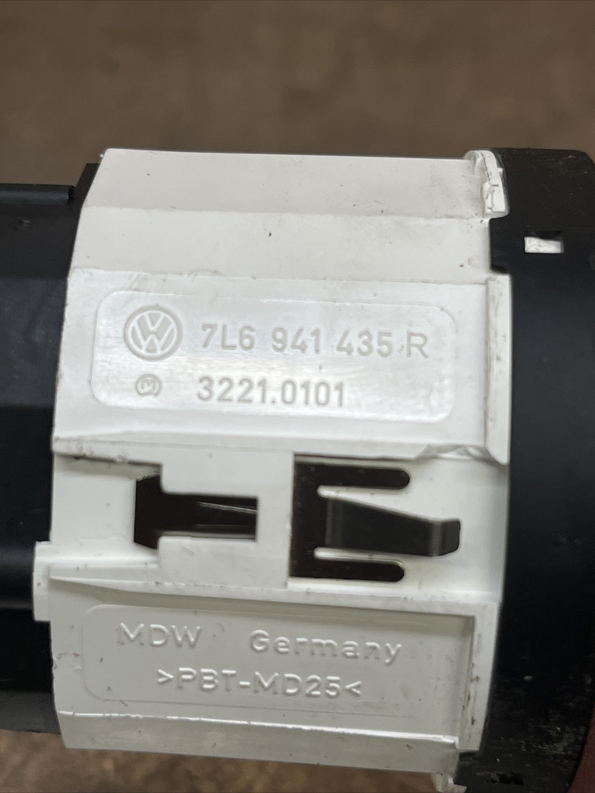 2007 VOLKSWAGEN TOUAREG 7L MK1 DIFF DIFFERENTIAL LOCK CONTROL SWITCH 7L6941435R