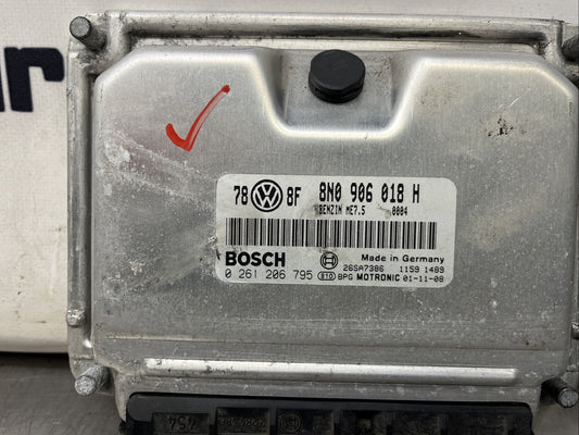 AUDI TT MK1 8N ECU ENGINE CONTROL UNIT 1.8T BAM 8N0906018H 98-06 ME7.5