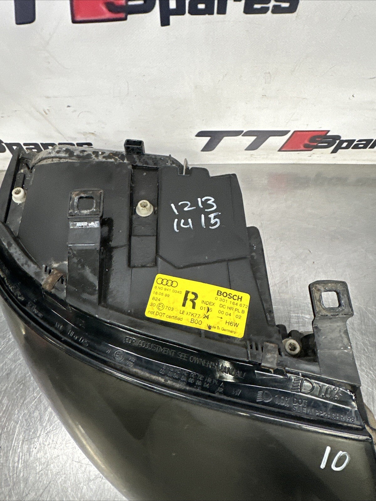 Audi TT 8N MK1 Xenon Genuine Front Headlight O/S Right Driver Side 8N0941004BF