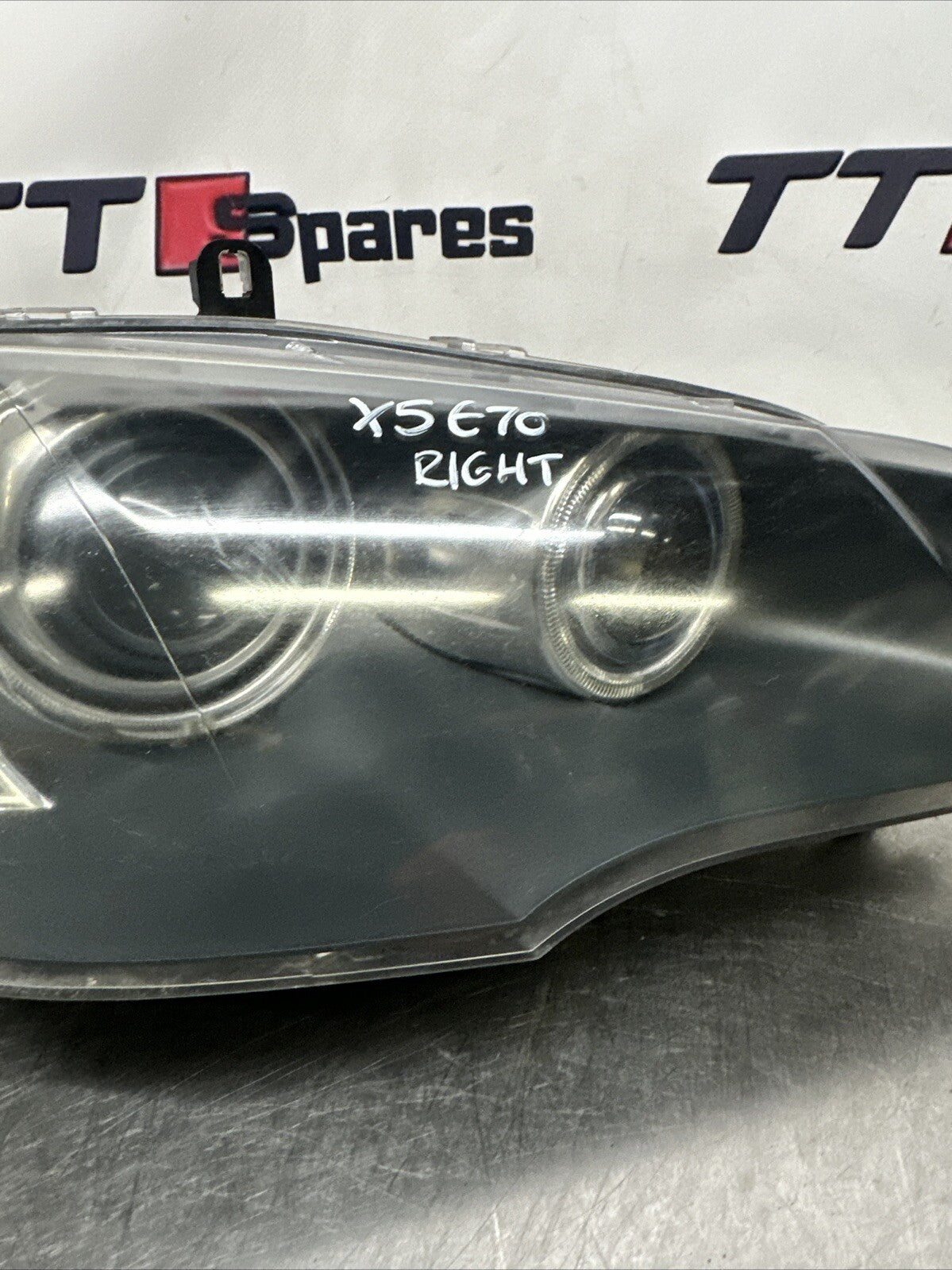 BMW X5 FRONT HEADLIGHT RIGHT DRIVER SIDE XENON E70 2008 7288994