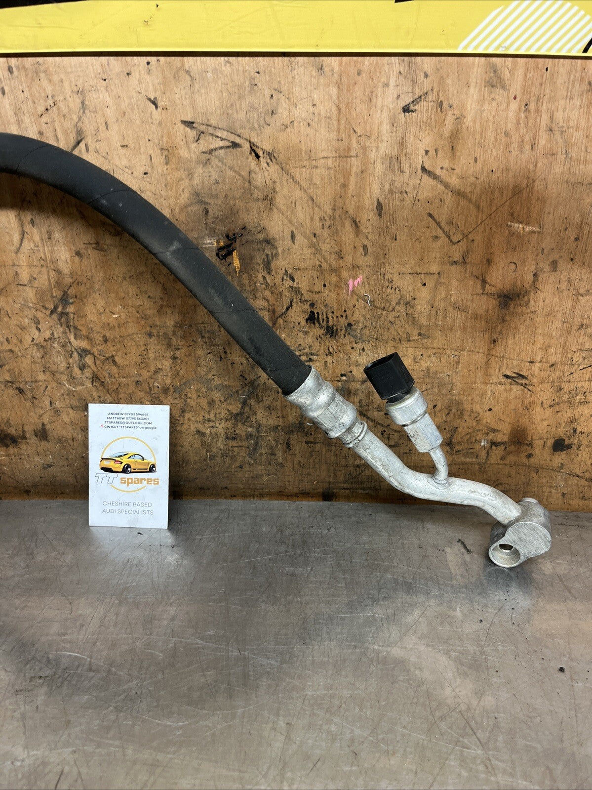AUDI TT AC COMPRESSOR PIPE HOSE LINE 2007 TO 2014 8J0820721K