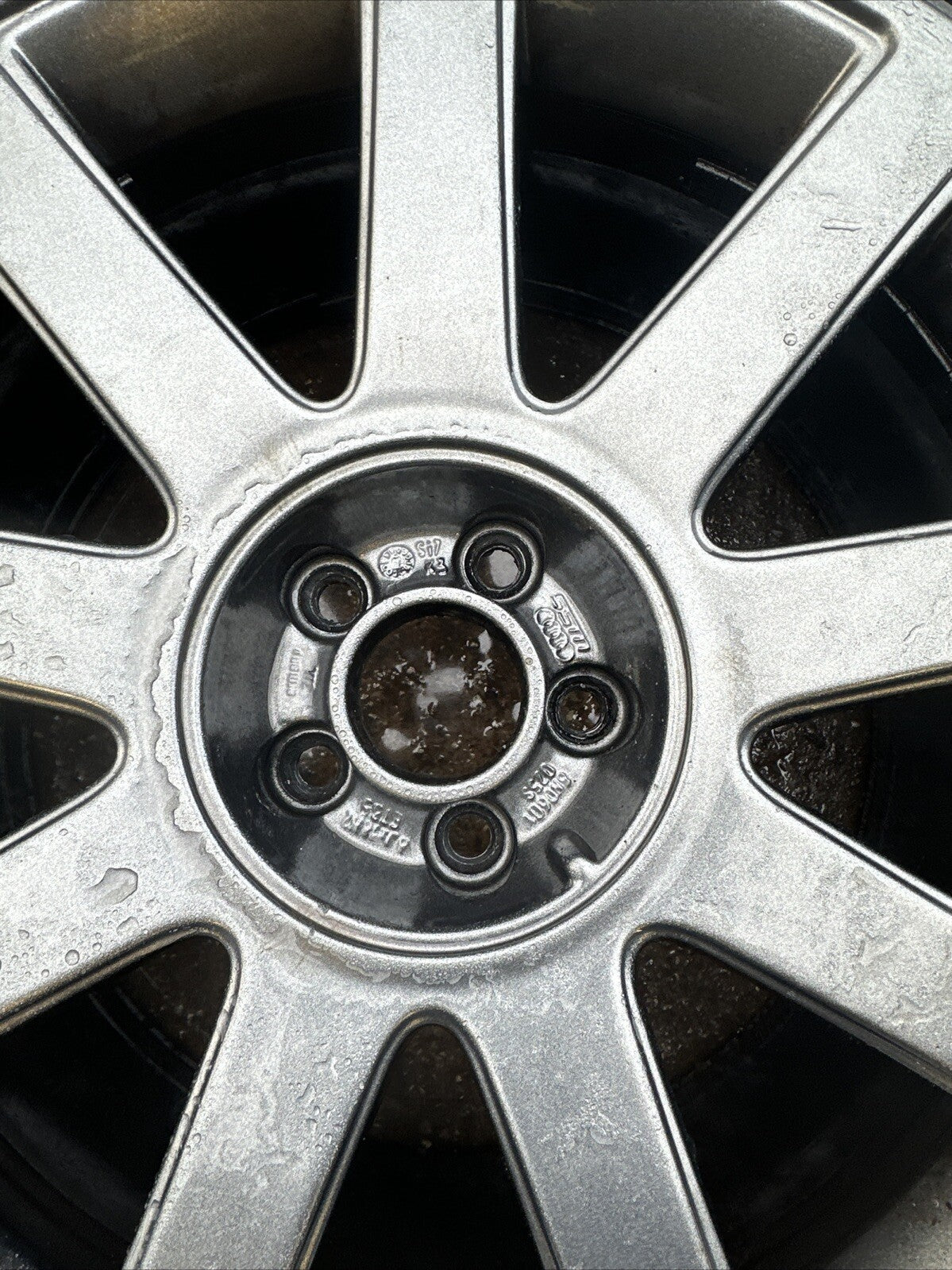 Audi TT Mk1 8N, 18x 8J RS4 9 Spoke Alloy Wheels & Tyres 5x100 Genuine