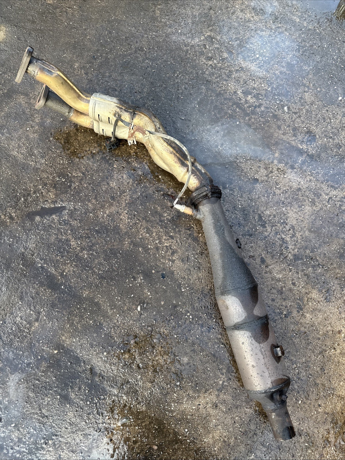 VW CORRADO VR6 EXHAUST DOWN PIPE + MANIFOLDS DOWNPIPE GENUINE 2.8 2.9 GOLF