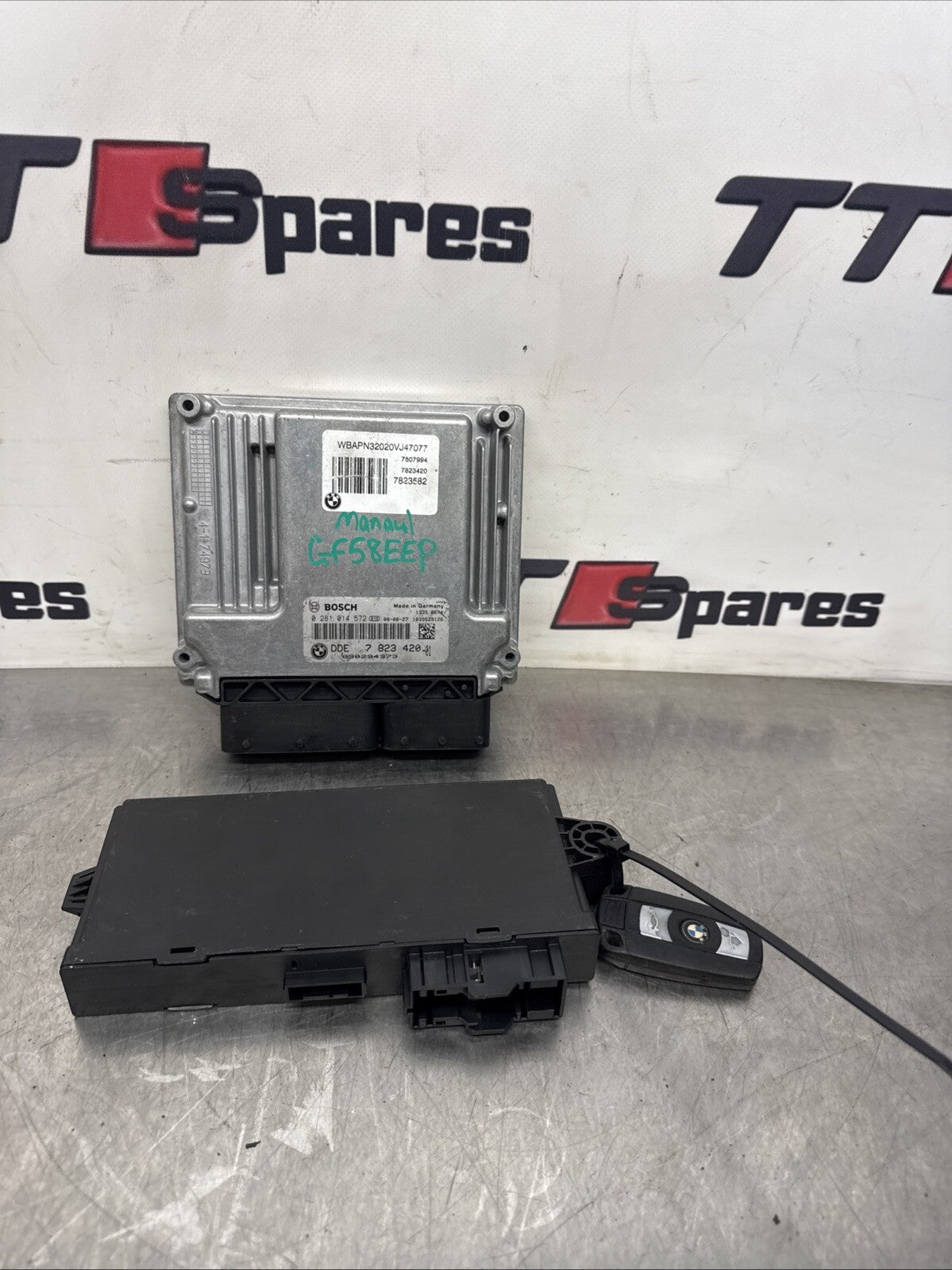 BMW 3 SERIES E90 ECU KIT, ECU KEY AND KEY MODULE 7823420-01 9147226-01 07-10