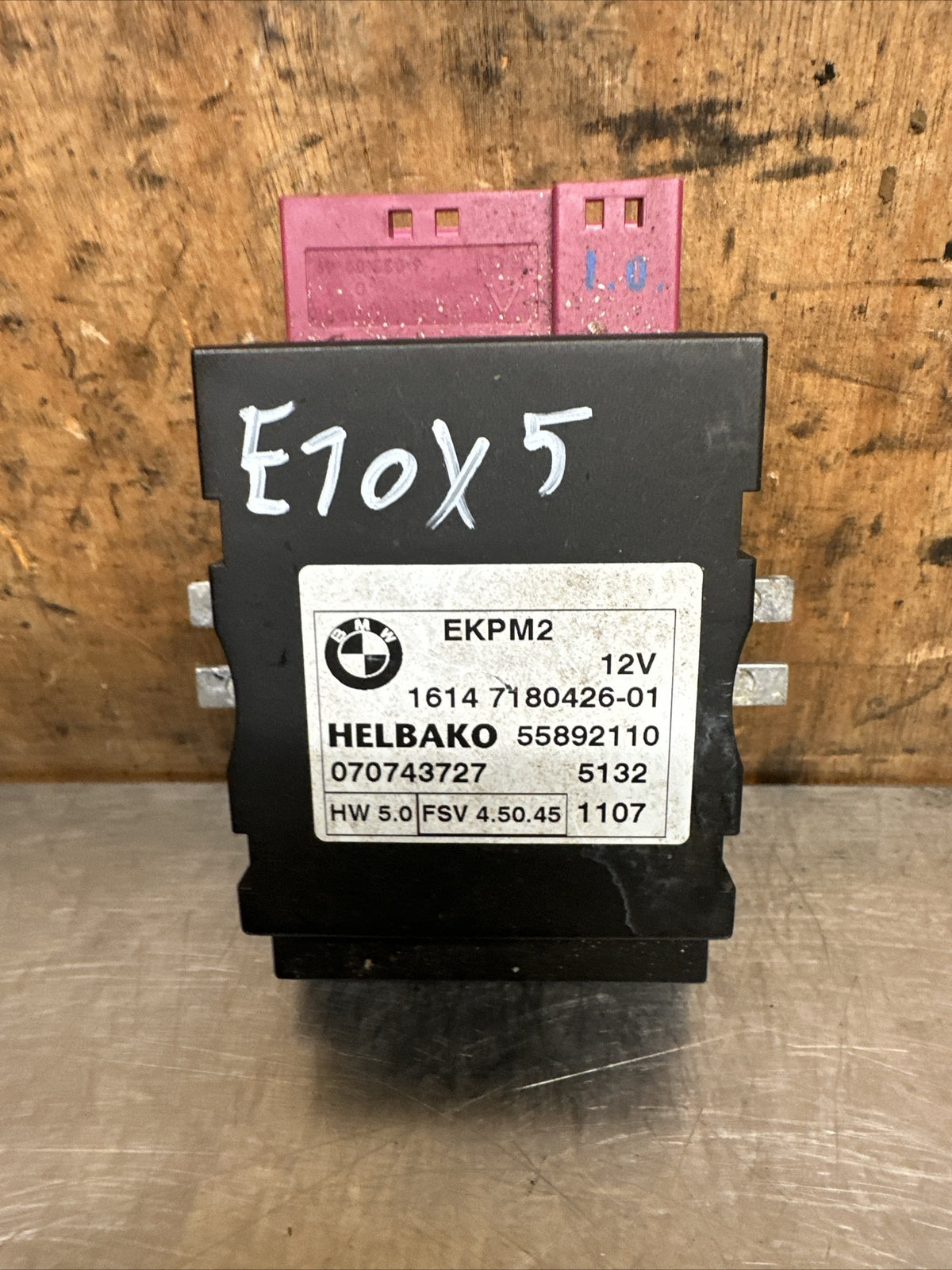 BMW E70 X5 2007 Control Unit Sensor Fuel Pump ECU 7180426