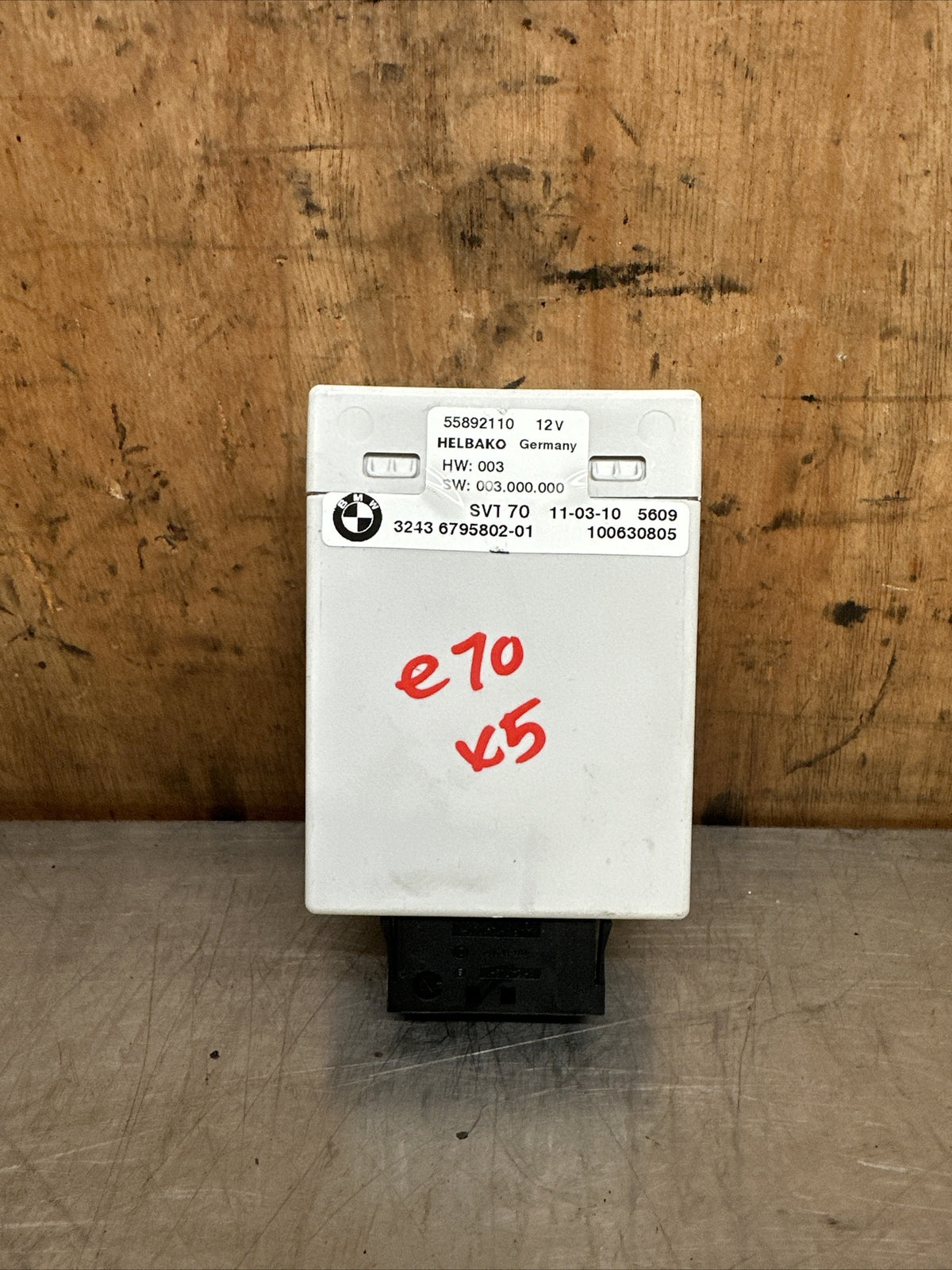 BMW X5 series E70 SERVOTRONIC SVT 70 STEERING WHEEL CONTROL UNIT ECU 6857209