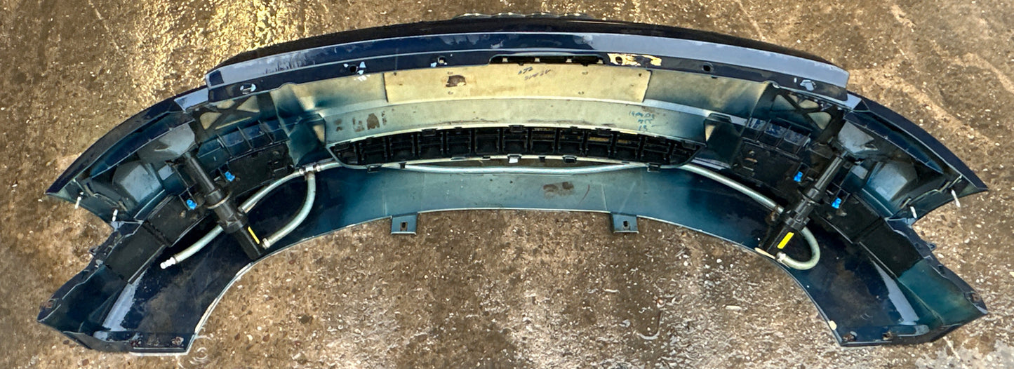 AUDI TT 8n mk1 3.2 V6 COMPLETE FRONT BUMPER + GRILLS WASHER JETS IN MORO BLUE