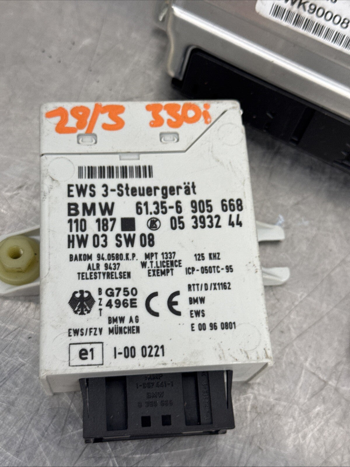 BMW Z3 3 5 series E36 E46 E39 2.5i 3.0i M54 Engine ECU KIT UNIT DME MS43 EWS Key