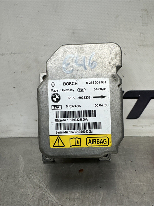 2005 BMW 3 SERIES E46 SRS CONTROL MODULE 6933238 #2
