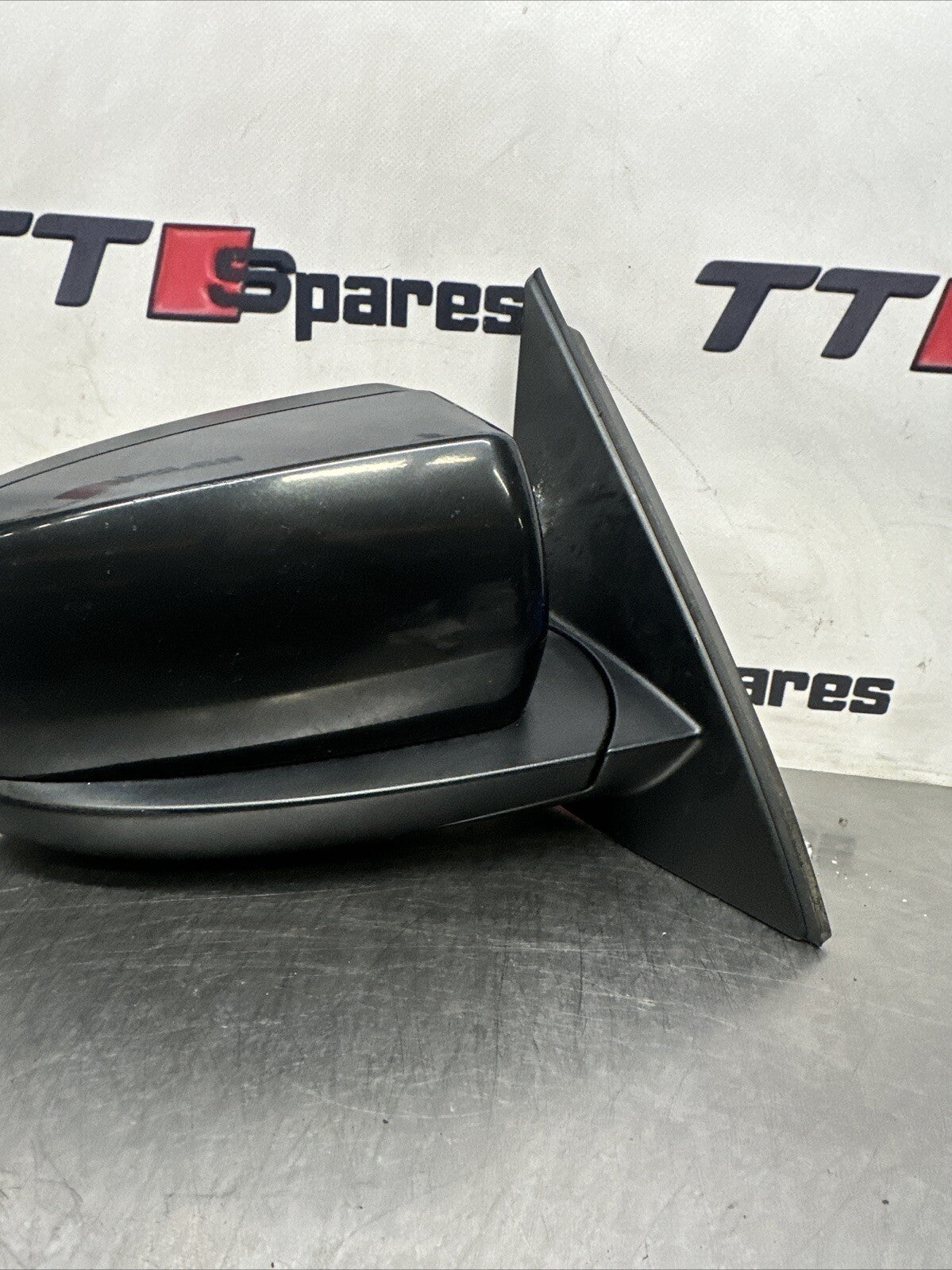 BMW X5 E70 09-13 RIGHT WING MIRROR POWER FOLD AUTO DIMM IN DEEP SEA BLUE METAL.