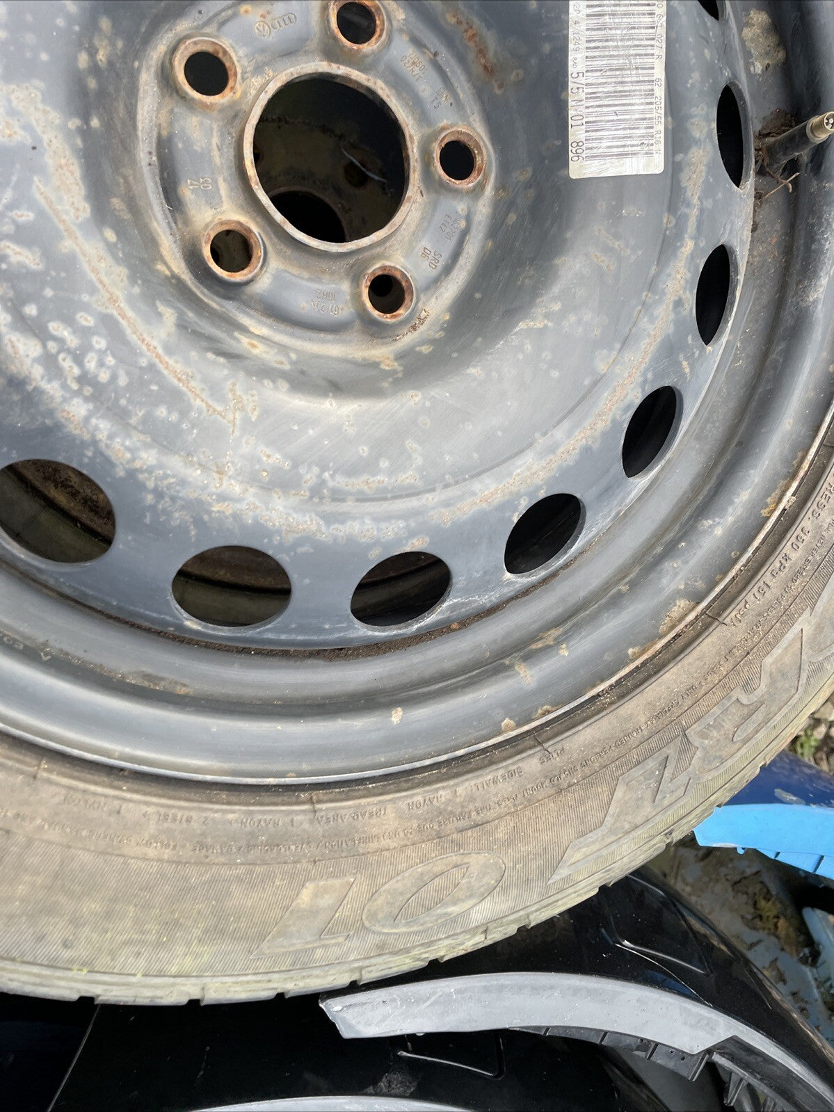 1J0601027 R/T Spare Wheel 205/55 R16 91W Volkswagen Golf 4 (2002) 1.9 D