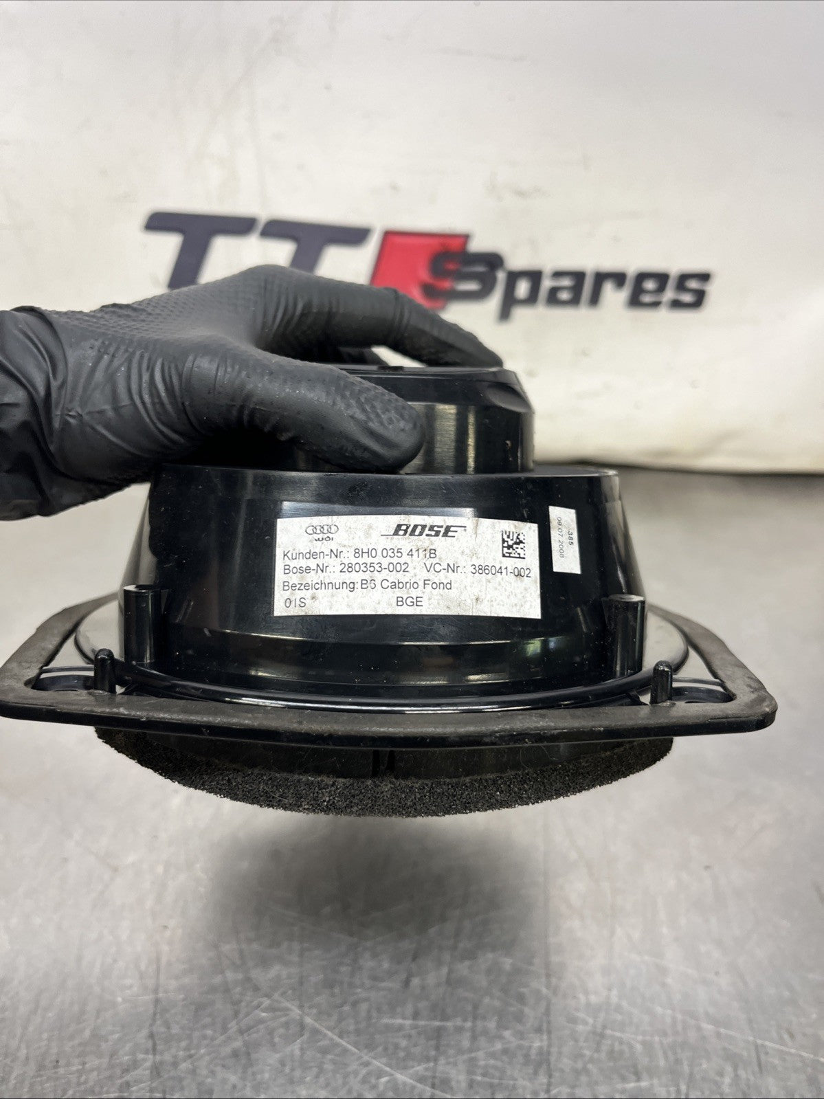 AUDI TT MK2 8J REAR BOSE SPEAKER 2012 8H0035411B