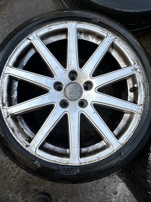 GENUINE AUDI TT MK2 SPEEDLINE 18"INCH ALLOY WHEELS