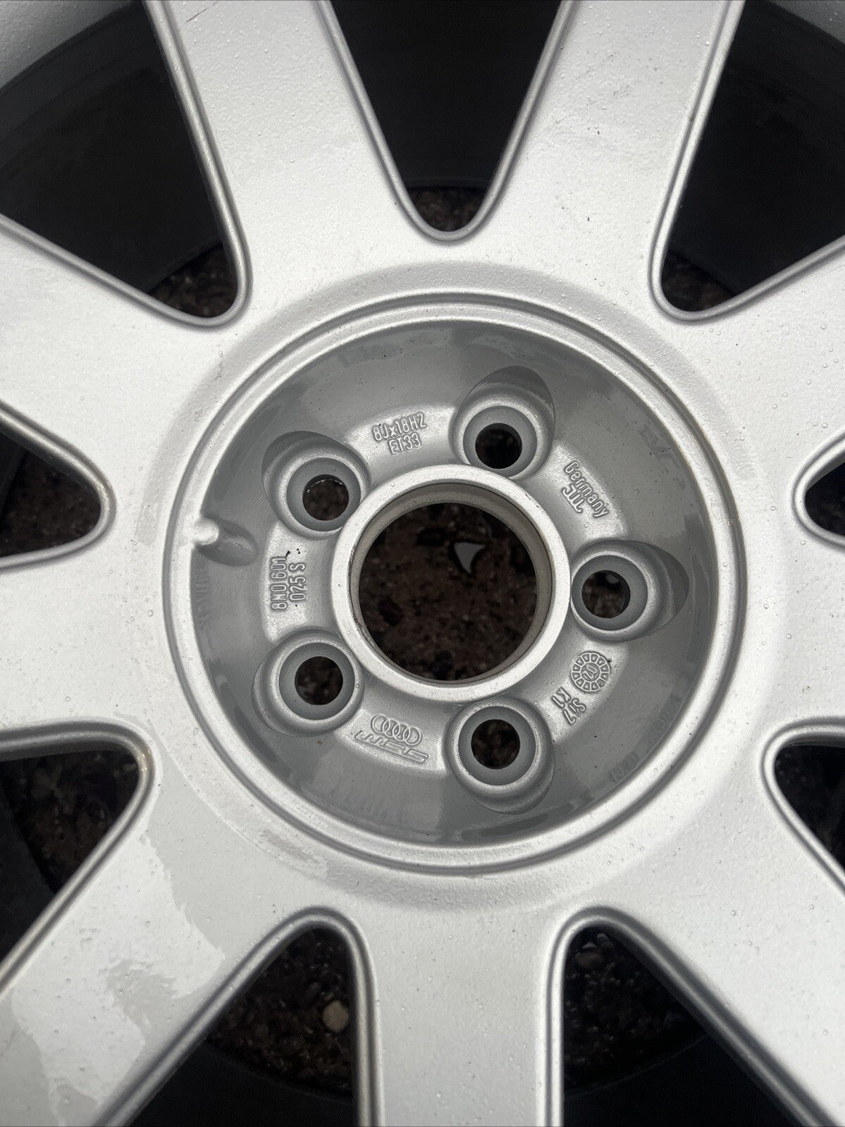 Audi TT Mk1 8N, 18x 8J RS4 9 Spoke Wheels & Tyres 5x100 Genuine RECONDITION