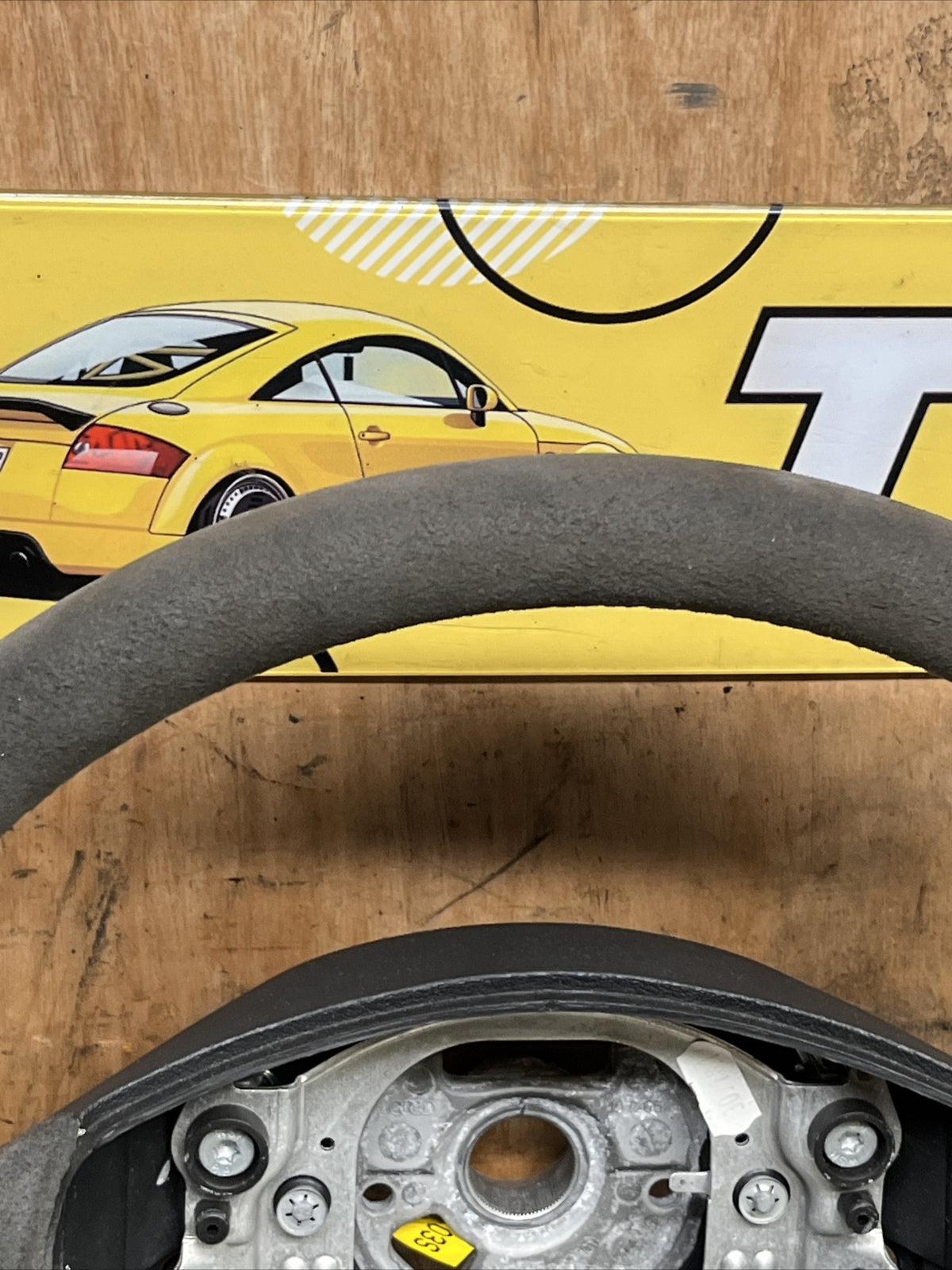 Genuine OEM Audi TT Quattro Sport Club Sport Coupe Alcantara Steering Wheel