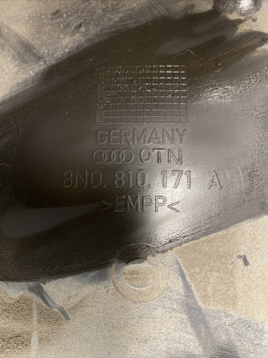 2002 AUDI TT 8N QUATTRO REAR LEFT Wheel Arch Liner Splash Guard 8N0810171A