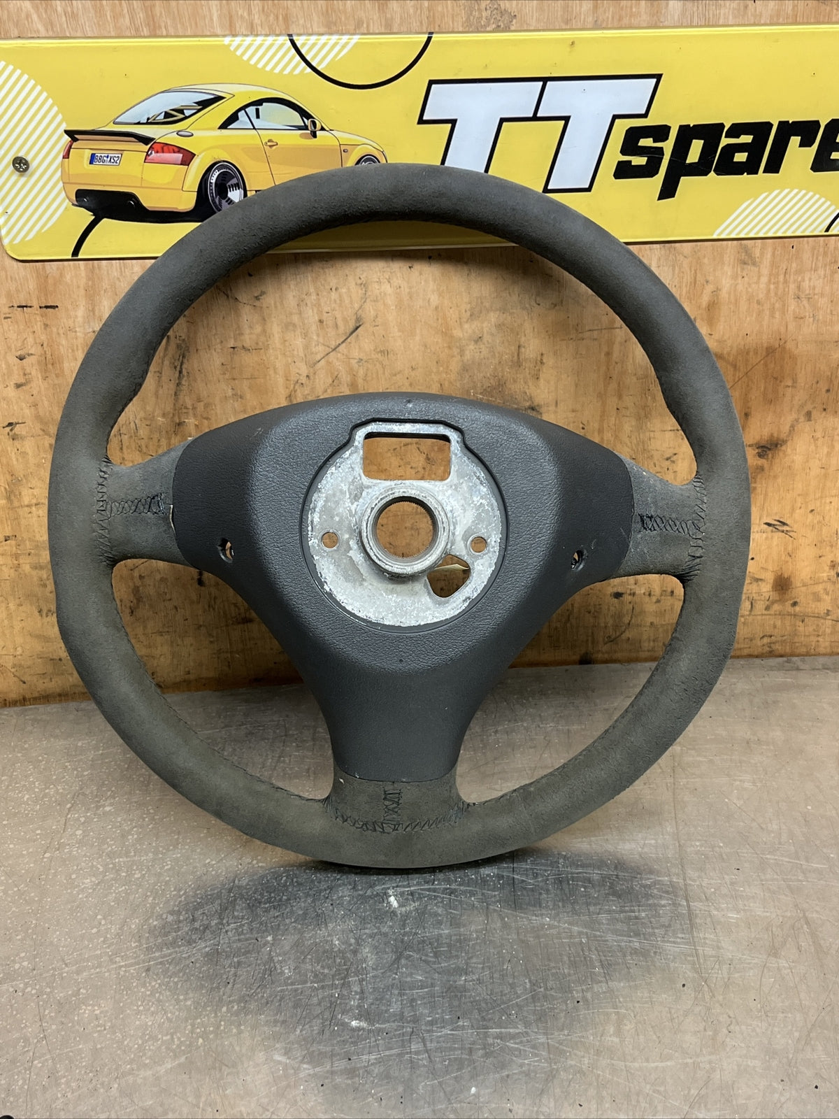 Genuine OEM Audi TT Quattro Sport Club Sport Coupe Alcantara Steering Wheel