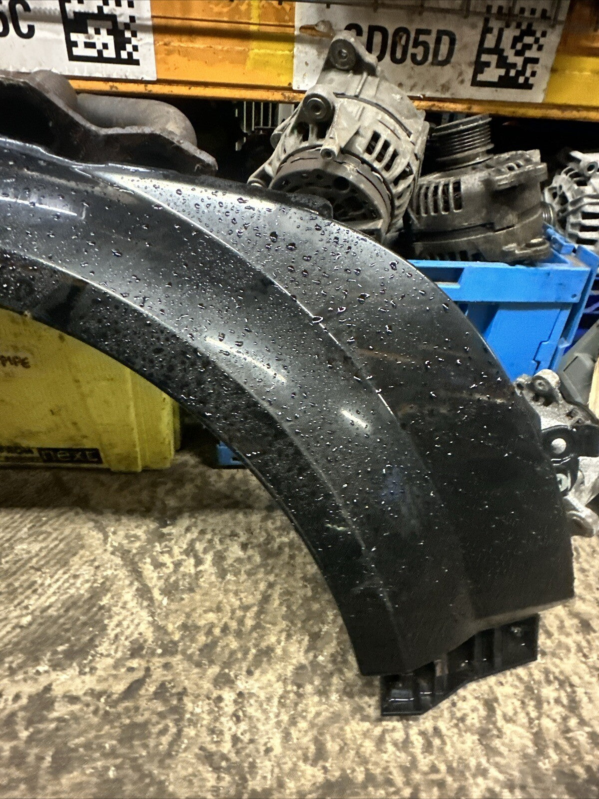 AUDI TT MK1 DRIVERS FRONT WING OFFSIDE 8N LY9B BRILLIANT BLACK