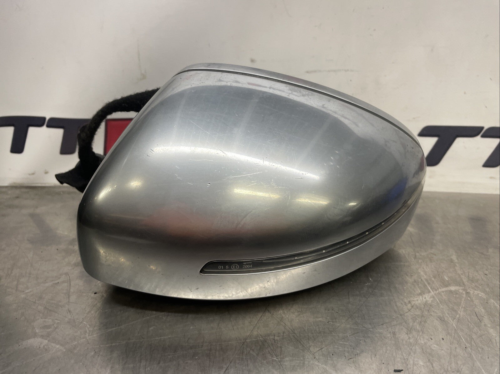 Audi TT TTS 8J 2.0TFSI Brushed Aluminium Left Side Electric Wing Mirror 2009
