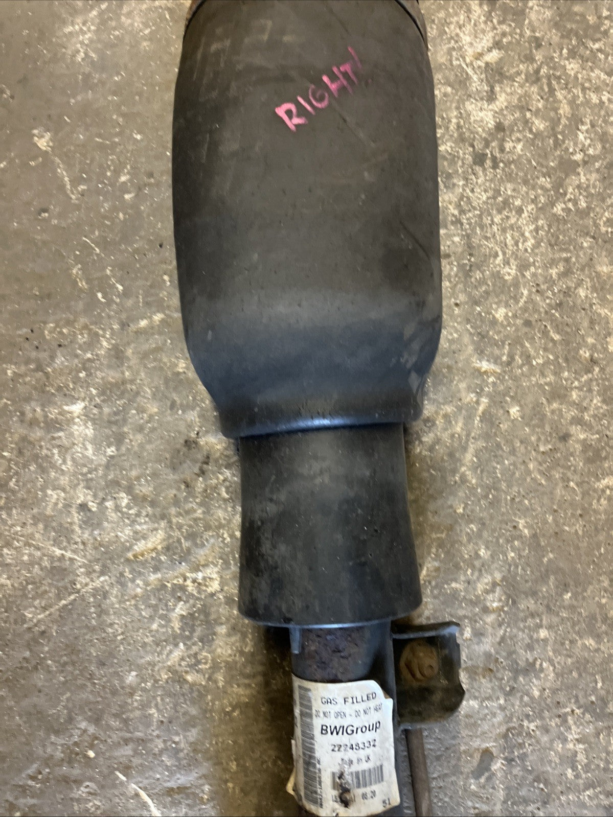 22248332 right suspension strut for LAND ROVER RANGE (LM)(01.2002->) 541684