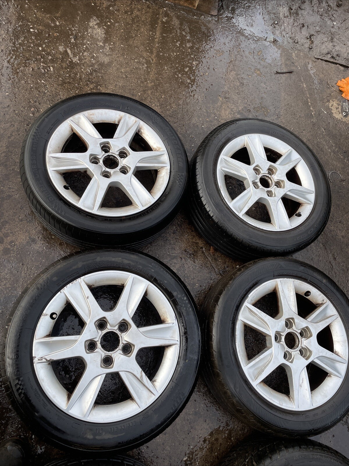 AUDI A3 8P 2004-13 SET OF 4 X 16” ALLOY WHEELS & TYRES 205/55 R16 8P0601025AN