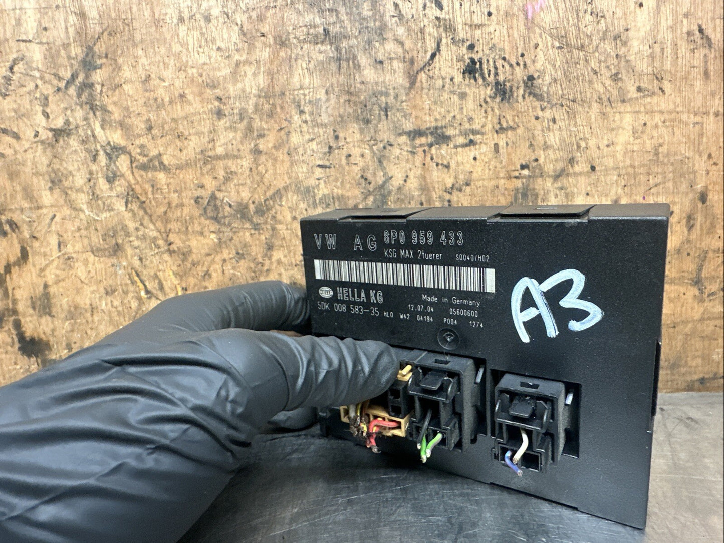 AUDI A3 8P 2008-2012 CONVENIENCE COMFORT CONTROL MODULE 8P0959433J