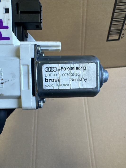 2007 AUDI S6 A6 2.0 TDI SE C6 5DR ESTATE PASSENGER FRONT WINDOW MOTOR 4F0959801D