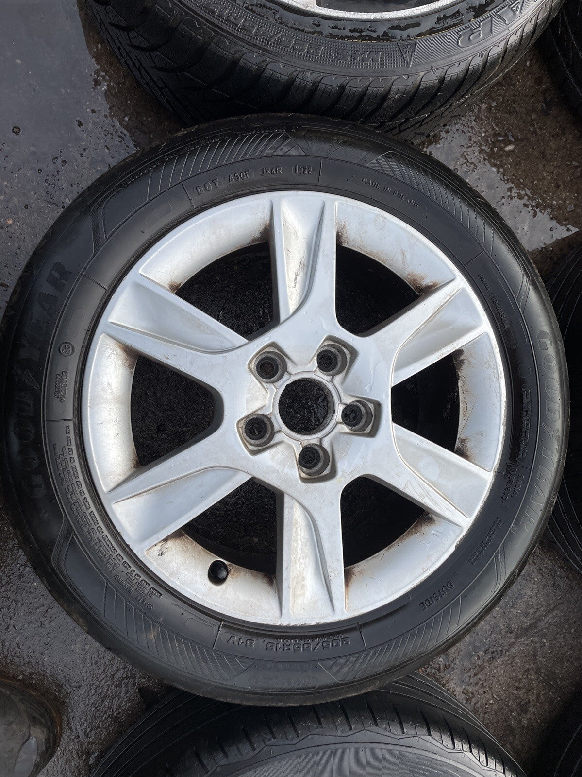 AUDI A3 8P 2004-13 SET OF 4 X 16” ALLOY WHEELS & TYRES 205/55 R16 8P0601025AN