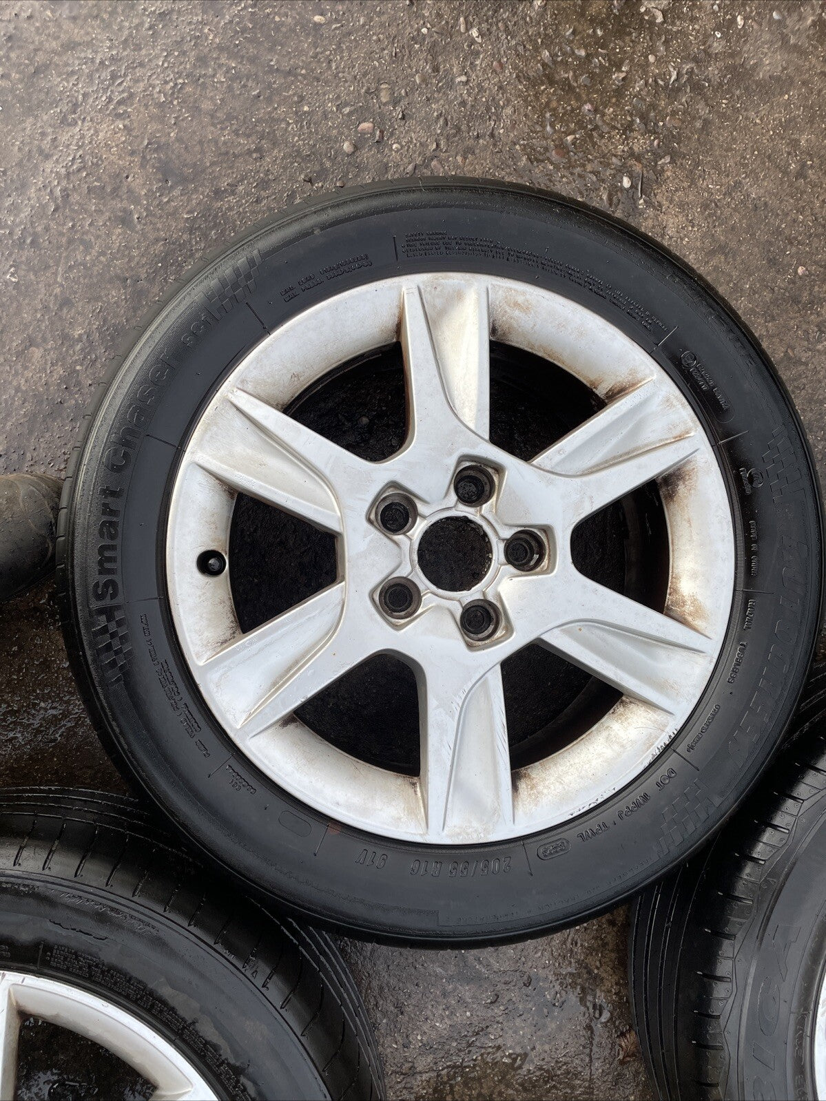 AUDI A3 8P 2004-13 SET OF 4 X 16” ALLOY WHEELS & TYRES 205/55 R16 8P0601025AN