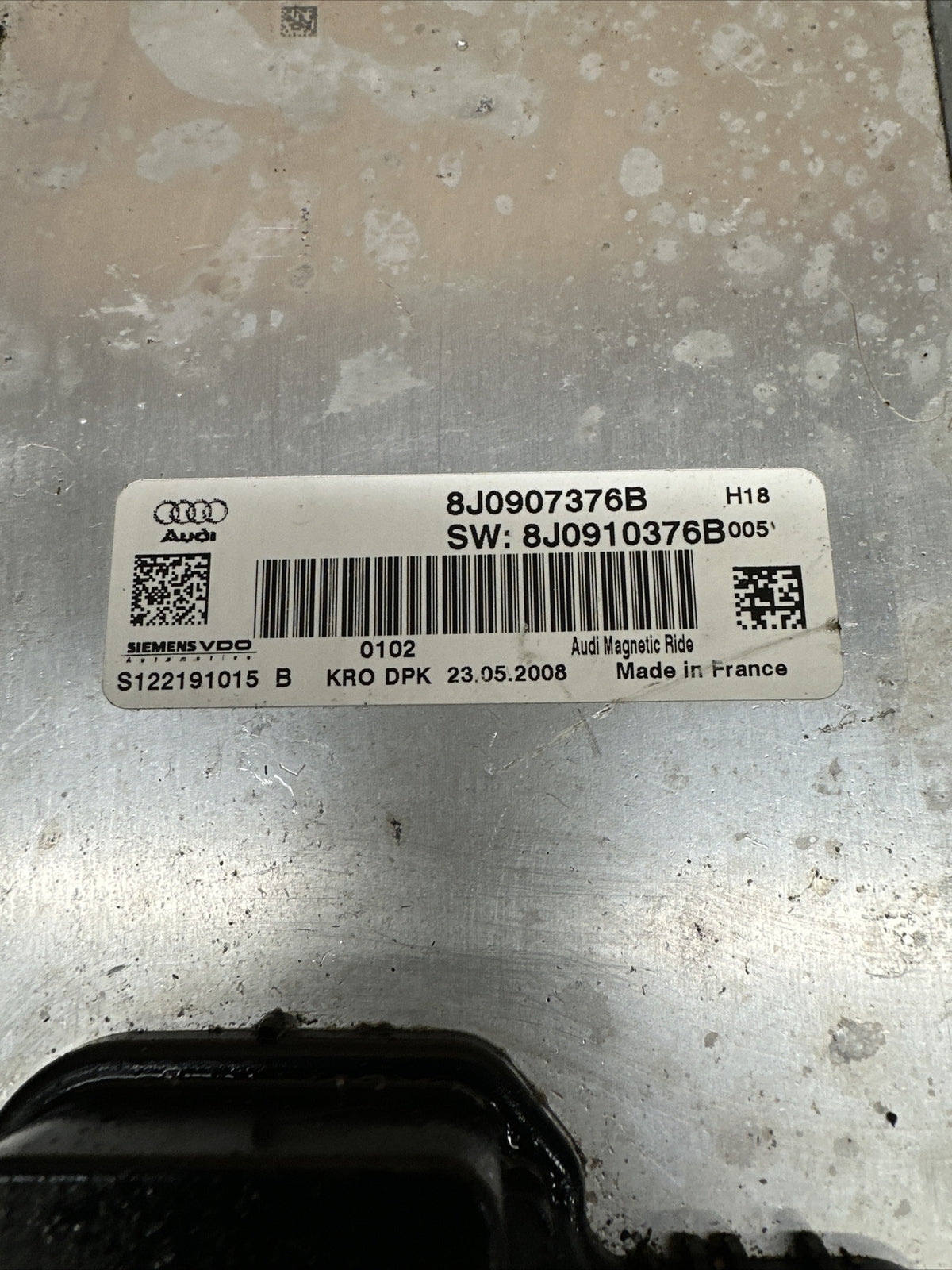 AUDI TT S 8J 2008-2014 SUSPENSION CONTROL UNIT 8J0907376B