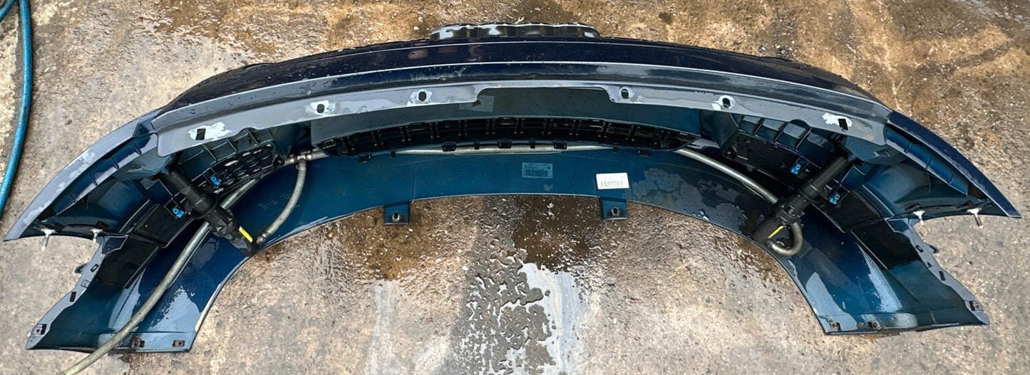 AUDI TT 8n mk1 3.2 V6 COMPLETE FRONT BUMPER + GRILLS WASHER JETS MORO BLUE