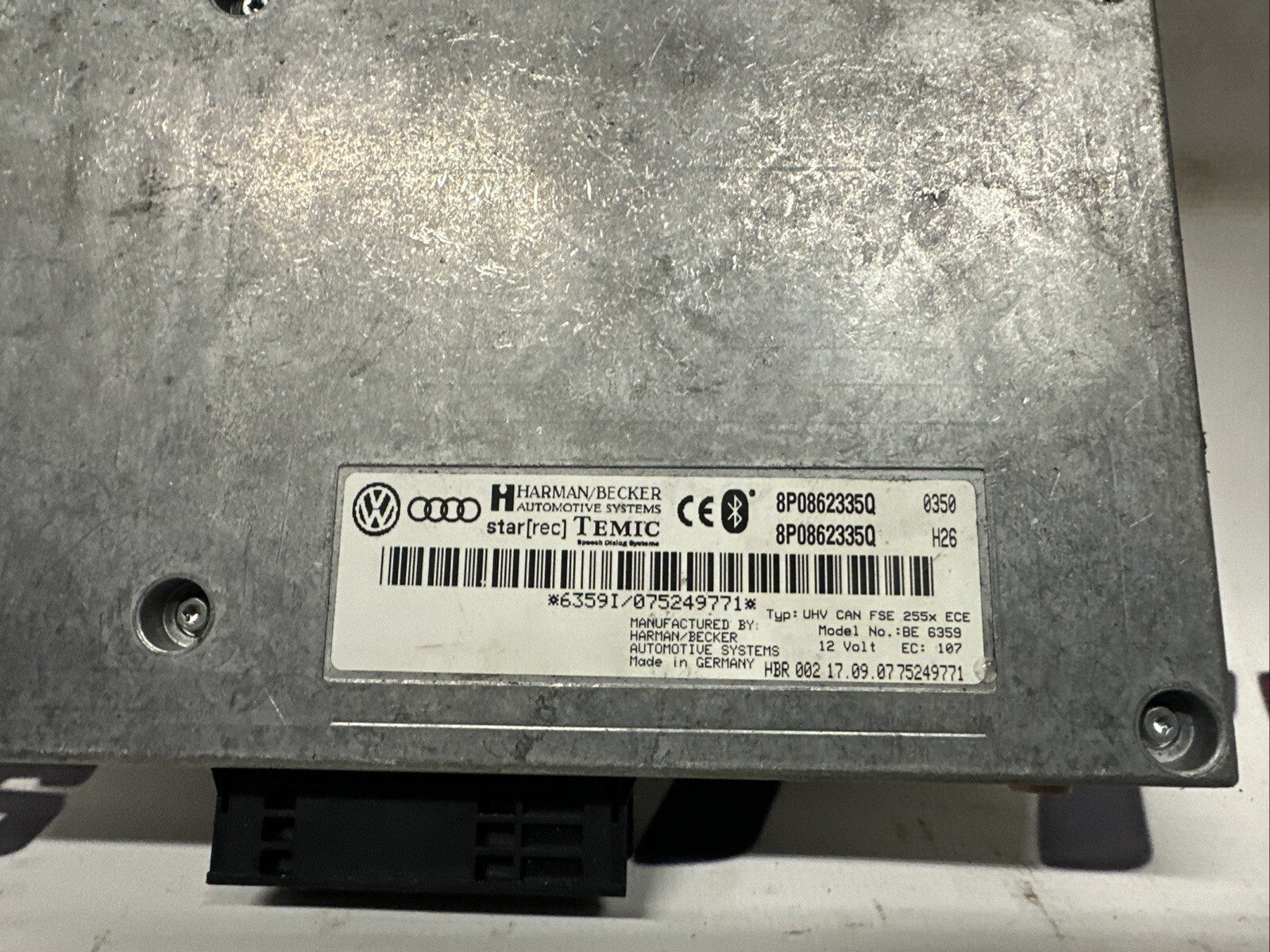 Audi TT A4 Mk2 8j 2006-2010 Bluetooth Control Module  8P0862335A