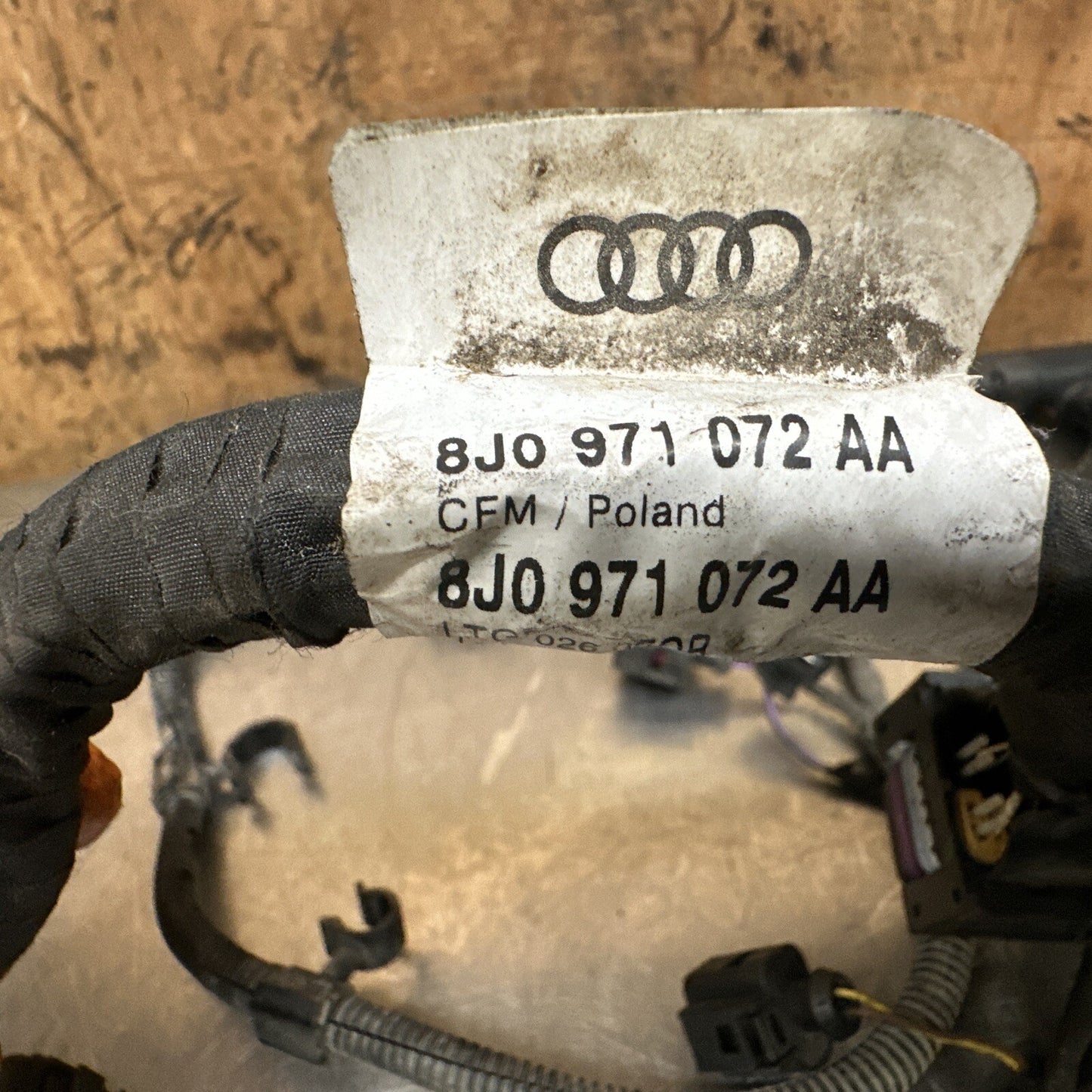 AUDI TT ENGINE WIRING LOOM HARNESS MK2 CDA CDAA 1.8TFSI 06-14 8J0971072AA