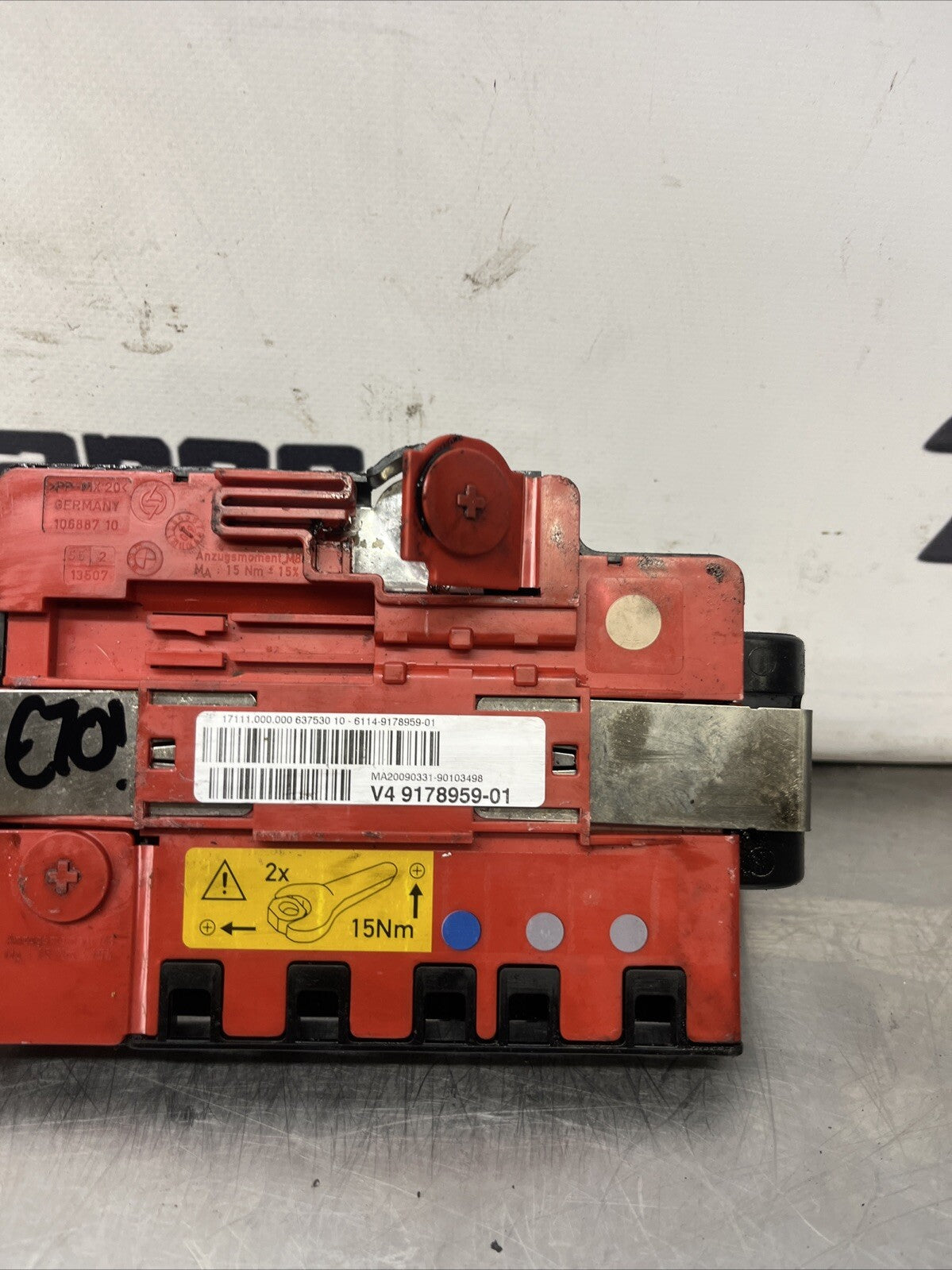 BMW X5 X6 E70 E71 Power Distribution Fuse Box Battery 9178959