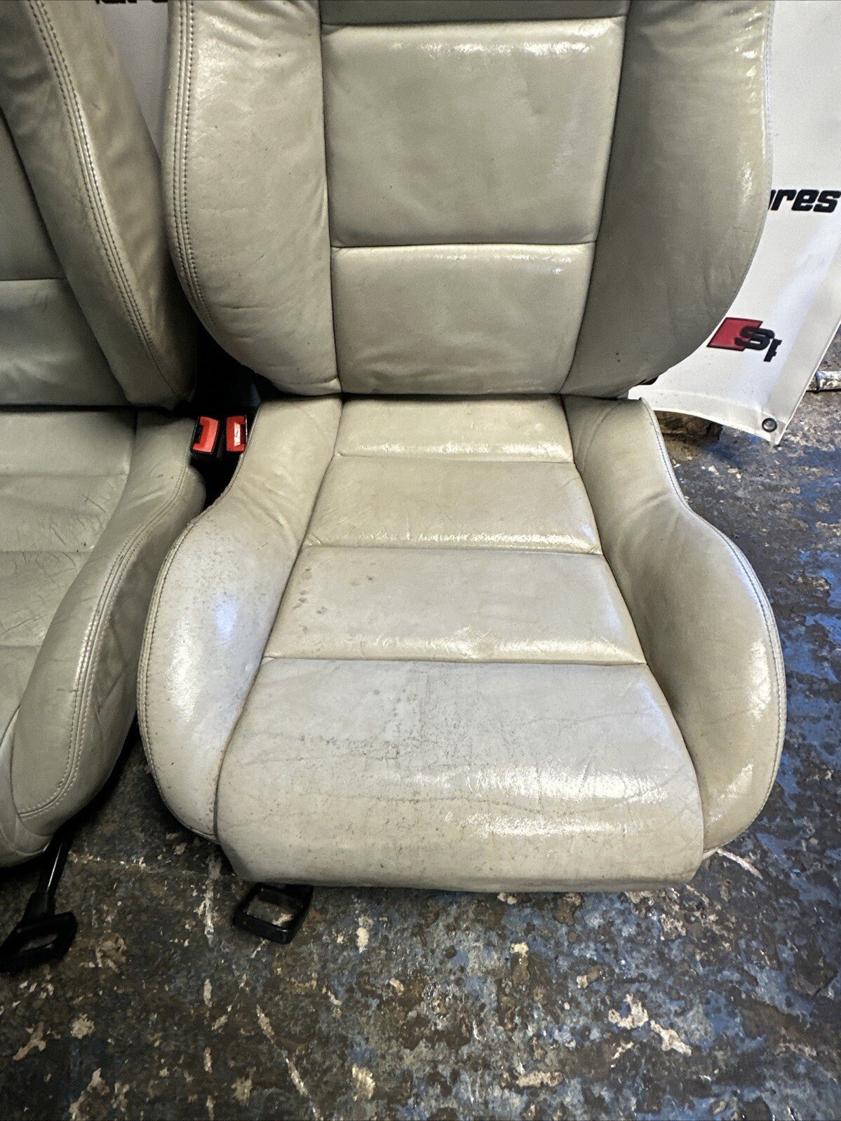 Audi TT Quattro MK1 COUPE IVORY Full Leather Interior Seats Heated VW T5 T4